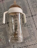 英氏（YEEHOO）嬰兒奶瓶寶寶學(xué)飲杯兒童水杯嬰兒喝水重力球PPSU奶瓶嬰兒帶手柄杯 奶白色配三頭兩重力球 300ml 曬單實(shí)拍圖