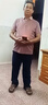 杉杉（FIRS）含桑蠶絲易打理短袖T恤男2025夏季新款商務(wù)減齡透氣POLO通勤衫504 山茶紅 L (175) 曬單實(shí)拍圖