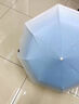 漸變雨傘女晴雨兩用加大號加固全自動(dòng)折疊防紫外線(xiàn)遮陽(yáng)傘男太陽(yáng)傘 8骨漸變藍 （黑膠防曬40°曬不黑 曬單實(shí)拍圖