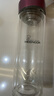 希諾雙層玻璃杯家用辦公水杯女高顏值過濾泡茶杯子XN-9506桃紅 300mL 曬單實拍圖