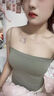 水中花內(nèi)衣女無肩帶春秋新款黑色抹胸裹胸防走光防滑聚攏隱形無痕美背 黑色 【防滑黑科技 蹦迪不掉】 M 34/75ABC 【約95-110斤】 曬單實拍圖