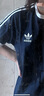 阿迪達(dá)斯 （adidas）三葉草 男子3-STRIPES TEE運(yùn)動(dòng) 短袖上衣IA4850 A/S碼 曬單實(shí)拍圖