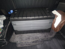 悅卡后備箱收納箱車載儲物箱車用折疊整理箱戶外露營置物箱汽車用品 【升級款加厚】中號35L平蓋黑灰 曬單實拍圖