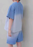 迪士尼寶寶男童夏裝套裝2025新款兒童中大童男孩漸變帥氣短袖兩件套秋季童裝 灰色 偏藍(lán)灰 120 建議110-120cm6-7歲cm 曬單實(shí)拍圖