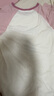 果殼（Gukoo）睡裙女春夏新款卡寬松插肩袖圓領(lǐng)純棉女士家居服睡裙 奶白 M 曬單實(shí)拍圖