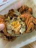 福蟹祿農(nóng)花雕熟醉蟹固城湖大閘蟹熟食非生腌公母六月黃螃蟹即食盒裝紅高記 當季-特大滿黃醉蟹3.6-3.0兩-6只 曬單實拍圖