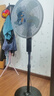 格力（GREE）電風(fēng)扇家用大風(fēng)量落地扇立式節(jié)能電扇客廳臥室宿舍搖頭定時(shí)空氣循環(huán)風(fēng)扇臺(tái)地兩用排氣扇空調(diào)伴侶 【黑色】16吋大扇葉大風(fēng)量經(jīng)典款 4012-WG 曬單實(shí)拍圖