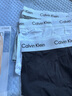 Calvin Klein內(nèi)衣男士ck三條裝提花棉質(zhì)防夾臀低腰平角內(nèi)褲U2664 S 曬單實(shí)拍圖