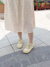 回力四季丑萌小眾泡芙德訓(xùn)鞋女2025夏季新款網(wǎng)面透氣平底休閑運(yùn)動(dòng)阿甘板鞋 黃色 38 曬單實(shí)拍圖