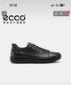 愛步（ECCO）高端輕奢牛皮系帶休閑板鞋 柔酷7號(hào)男鞋系列470824 黑色40 曬單實(shí)拍圖