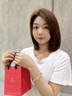 唯一（Winy）七夕情人節(jié)禮物錦鯉平安扣和田玉手鏈生日送女友老婆手串銀手鐲 曬單實(shí)拍圖