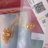 中國黃金（CHINA GOLD）黃金項(xiàng)鏈女士足金葫蘆吊墜轉(zhuǎn)運(yùn)珠首飾七夕情人節(jié)禮物送女友老婆 【京速達(dá)】足金葫蘆吊墜約0.3g*配銀鏈 曬單實(shí)拍圖