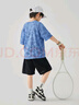 多多家男童夏季網(wǎng)眼套裝兒童透氣T恤舒爽運(yùn)動(dòng)短褲迷彩戶(hù)外中大童兩件套 曬單實(shí)拍圖