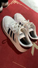 adidas BREAKNET休閑網(wǎng)球文化板鞋小白鞋男子阿迪達斯官方輕運動   白色/藏青藍/酒紅色   40 曬單實拍圖