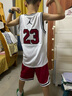JordanNIKE JORDAN24年夏季中大童透氣網(wǎng)孔背心男童經(jīng)典運(yùn)動(dòng)籃球服 曬單實(shí)拍圖