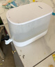 ecoco意可可冰箱涼水壺家用冷水桶帶水龍頭4L大容量耐熱泡茶壺檸檬果汁飲料 【帶過濾龍頭】簡約白 4000ml 曬單實拍圖