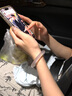 凰飾麗（PHOENIXSILY）瑪瑙手鐲玉鐲紫羅蘭玉髓冰飄紫鐲子紀(jì)念日生日禮物送女生女友老婆 飄紫玉手鐲 52-53mm 曬單實(shí)拍圖