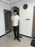 真維斯冰絲休閑褲男夏季垂感高級感速干透氣男士直筒褲男生寬松大碼長褲 曬單實拍圖