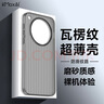 開美智（KMaxAI）適用OPPO Find X8 Pro手機殼findx8pro保護套超薄磨砂PP殼鏡頭全包防滑半透簡約外殼 瓦楞紋-透黑 曬單實拍圖