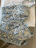 B·W FOREST法式蕾絲刺繡性感聚攏背心式魚骨文胸外穿純欲收副乳大胸顯小套裝 灰藍(lán)(套裝) S 推薦70A/70B 曬單實(shí)拍圖