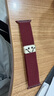 炫戴（XUANDAI）適用apple watch s10表帶編織iWatch s9腕帶磁吸音樂小狗蘋果手表s8表帶s7/s6/s5/se高級ultra配件 酒紅色-笑臉 38/40/41/42表盤4~ 曬單實(shí)拍圖