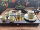 季慕家高顏值汝窯蘭花茶具套裝家用描金茶壺茶杯泡茶組禮盒裝 汝窯·蘭花茶具套裝 曬單實(shí)拍圖