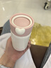 迪樂(lè )貝爾迷你保溫杯女士200ml可愛(ài)小容量316不銹鋼帶茶隔學(xué)生小巧便攜水杯 粉色-愛(ài)心萌寶杯200ml免費刻字 曬單實(shí)拍圖