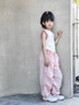 童話酷酷女童夏裝套裝2024新款洋氣時髦工裝褲夏季兒童中大童薄款兩件套潮 NY92粉色 130 曬單實拍圖