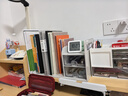 三年二班加大多功能桌面書立架書檔桌上書擋板置物架書桌書本收納盒課桌桌邊置物架學(xué)生兒童辦公書架隔板白 曬單實(shí)拍圖