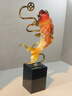 諾詩(shī)曼辦公室擺件高級感魚(yú)躍龍門(mén)喬遷之喜搬家禮物開(kāi)業(yè)客廳玄關(guān)酒柜裝飾 曬單實(shí)拍圖