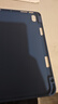 億色適用iPad Air7/6/5/4保護套2025/24新款M3殼11/10.9英寸帶筆槽保護殼蘋(píng)果平板電腦全包防摔三折藍 曬單實(shí)拍圖