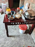 豪瑞森正方形桌子實木餐桌椅組合四方桌仿古家用餐桌飯店八仙桌復古桌椅 款式八(一桌四凳) 曬單實拍圖