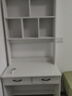 人文成家電腦桌小戶型書桌書柜書架一體套裝臺式桌臥室學(xué)生寫字臺學(xué)習(xí)桌子 【人氣加厚款】白色70*50*180cm 單書桌 曬單實(shí)拍圖
