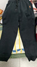 啄木鳥（TUCANO）純棉運(yùn)動褲女夏季薄款2025新款哈倫褲束腳休閑小個子春秋衛(wèi)褲 夏款-九分褲長-黑色 L 曬單實拍圖