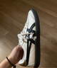 Onitsuka Tiger鬼塚虎男女款復(fù)古德訓(xùn)鞋輕便透氣運(yùn)動(dòng)休閑板鞋TOKUTEN 1183B938 白色/黑色 42.5 曬單實(shí)拍圖