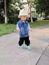 G.DUCKKIDS小黃鴨男童牛仔馬甲春秋裝外穿兒童上衣小童坎肩背心寶寶馬夾外套 淺藍(lán)色 110 尺碼4~5歲【100-110cm】 曬單實(shí)拍圖