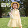 ASK JUNIOR【吸濕透氣】?jì)和棺?5夏季小童掛脖吊帶裙女童涼爽連衣裙 曬單實(shí)拍圖