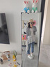 衣然呈品胖mm法式不規(guī)則荷葉邊下擺波點吊帶連衣裙女夏季修身顯瘦上衣女裙 白色 M 【建議95-110斤】 曬單實拍圖