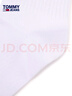 TOMMY JEANS男裝時(shí)尚潮流旗標字母提花舒適微彈商務(wù)休閑運動(dòng)中筒襪子 白色100 1雙 均碼 OS 曬單實(shí)拍圖