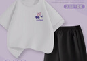 迪士尼兒童運動(dòng)套裝2025夏季新款透氣女童速干短袖t恤休閑百搭男童短褲 曬單實(shí)拍圖