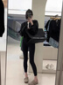 矜持范外套女黑色夾克女短款上衣飛行服復(fù)古休閑2025春新款蝙蝠袖 黑色 M 【建議105-120斤】 曬單實(shí)拍圖