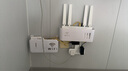 八海鳥路由器放置架電視機(jī)頂盒wifi托架墻上壁掛式置物架免打孔收納盒 曬單實(shí)拍圖
