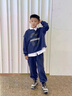 G.DUCKKIDS小黃鴨男童秋裝套裝兒童衣服男孩運(yùn)動(dòng)春秋季中大童衛(wèi)衣褲子三件套 灰 150 尺碼11~12歲【140-150cm】 曬單實(shí)拍圖