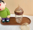 世喜新生兒防脹氣奶瓶0-6個(gè)月以上寶寶仿母乳奶嘴套裝(160ml+300ml) 曬單實(shí)拍圖