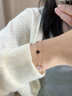 DRIG手鏈女輕奢高端項鏈銀四葉草2025新款七夕情人節(jié)禮物送女友老婆 幸運四葉草手鏈-綠【輕奢禮盒】 曬單實拍圖