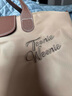 Teenie Weenie單肩包包小熊生日禮物通勤大容量手提托特斜挎包 淺咖啡棕 曬單實(shí)拍圖