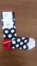 Happy Socks春夏款襪子女男襪薄荷曼波彩虹白色棉襪中筒襪 經(jīng)典波點(diǎn) 1雙 M 36-40 曬單實(shí)拍圖