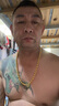 BUKKEHAVE金包銀圓珠黃金項(xiàng)鏈男9999足金霸氣大氣男士真金鏈實(shí)心 光珠金包銀項(xiàng)鏈 金2.4克-總重約80克-8毫米 曬單實(shí)拍圖