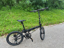 大行（DAHON）20寸大行折疊自行車20變速雙牙盤鋁合金車架前后線碟剎單車KBA005 黑色【BA接頭+油碟】 曬單實(shí)拍圖