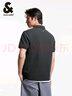 杰克·瓊斯（JACK&JONES） 杰克瓊斯春季新款時(shí)尚百搭常規(guī)胸前法斗狗刺繡裝飾polo短袖男款 曬單實(shí)拍圖
